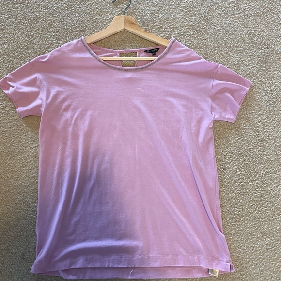 Massimo Dutti top with sparkle collar - Picture 1 of 4